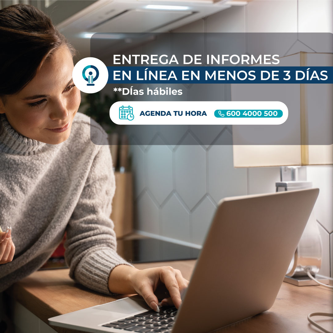Entrega de informes en línea en menos de 3 días