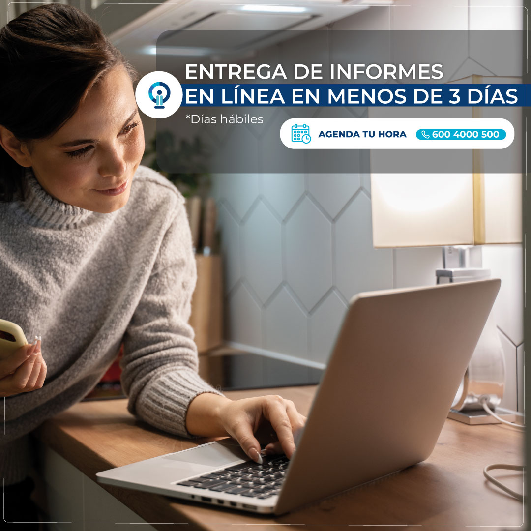 Entrega de informes en línea en menos de 3 días